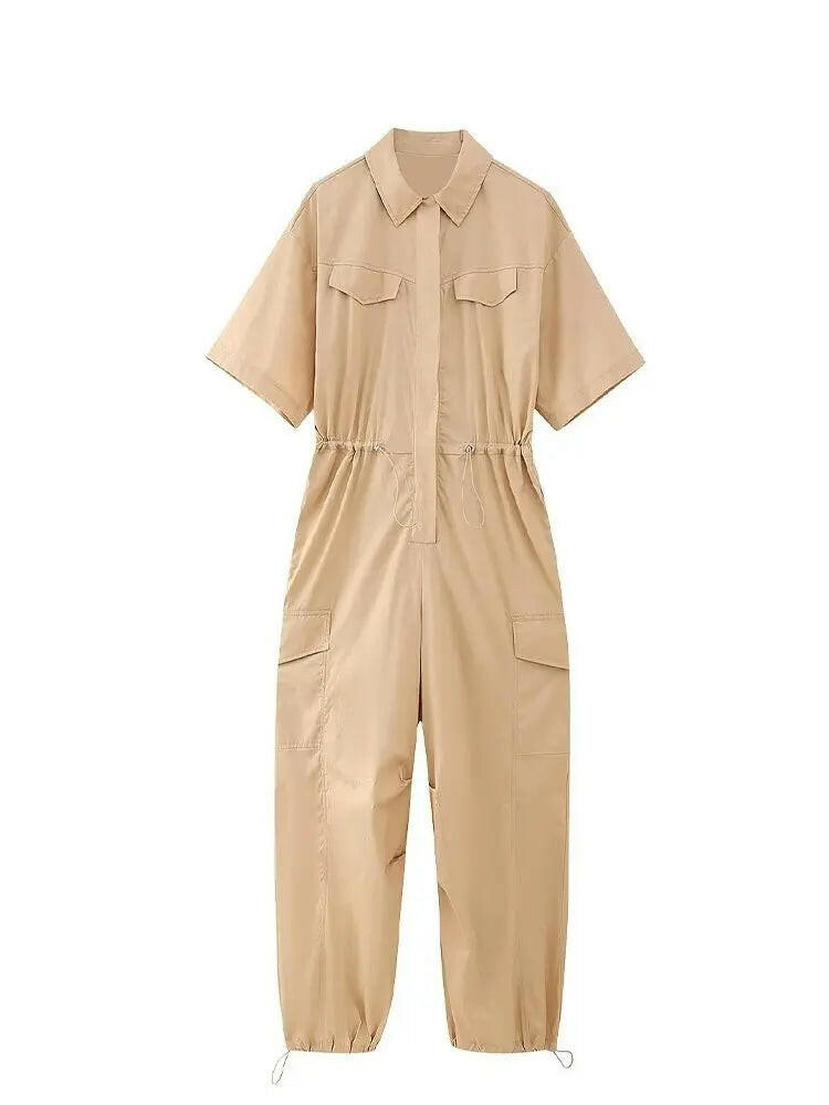 Summer Cargo Jumpsuit