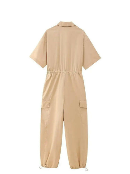 Summer Cargo Jumpsuit