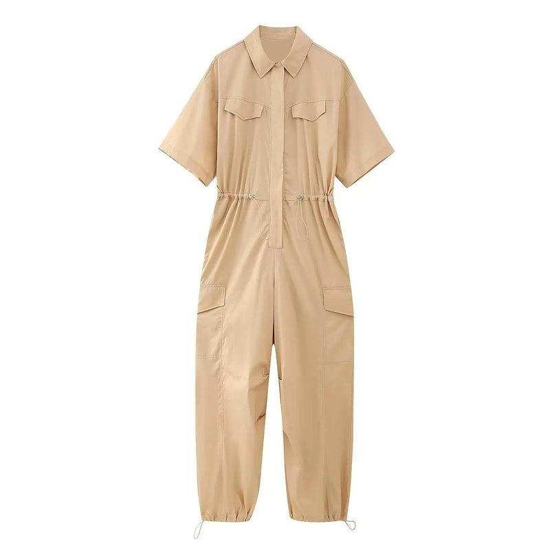 Summer Cargo Jumpsuit