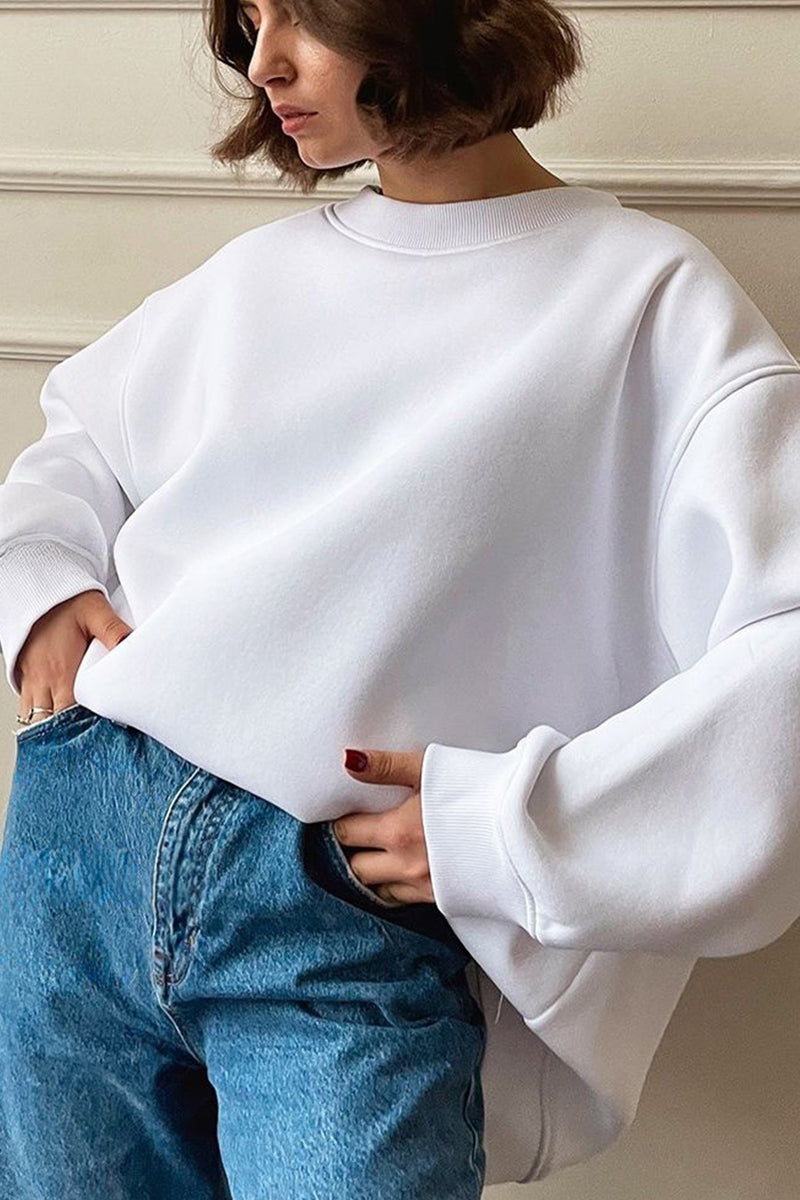 Crew Neck Oversize Sweatshirt