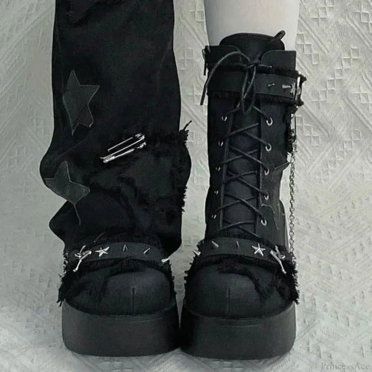 Sweet Lolita Y2k High-heeled Gothic Platform Boot