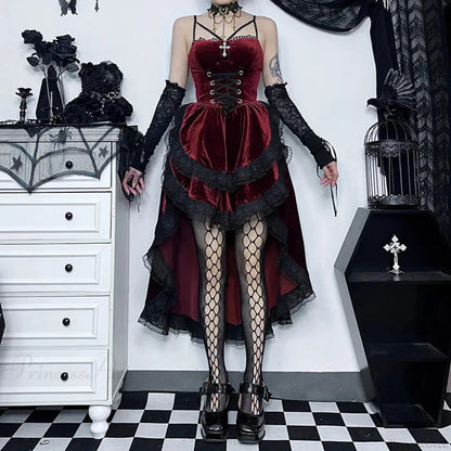 Tall Short Sway Lace Shirred Midi Dress