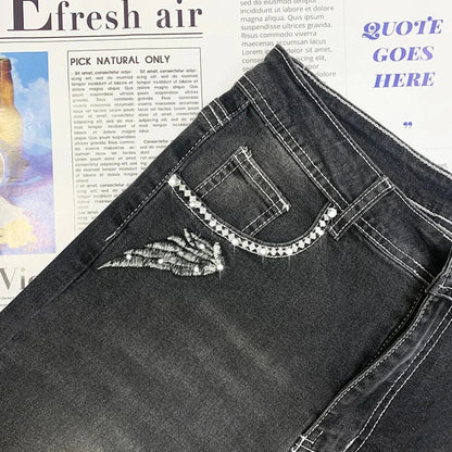 Tall Waist Gothic Seductive Antique Pant