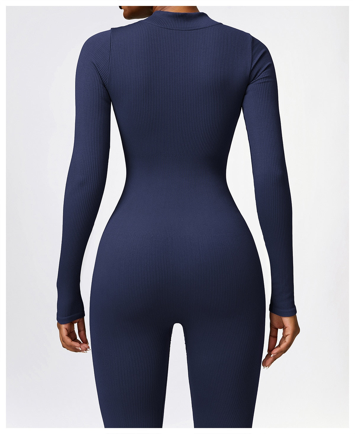 Serena - Zip Up Jumpsuit Long Sleeve