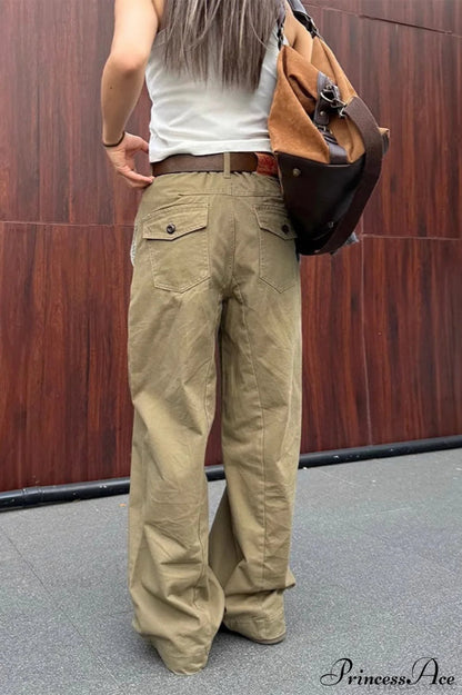 Draped Cuffed Cargo Pants