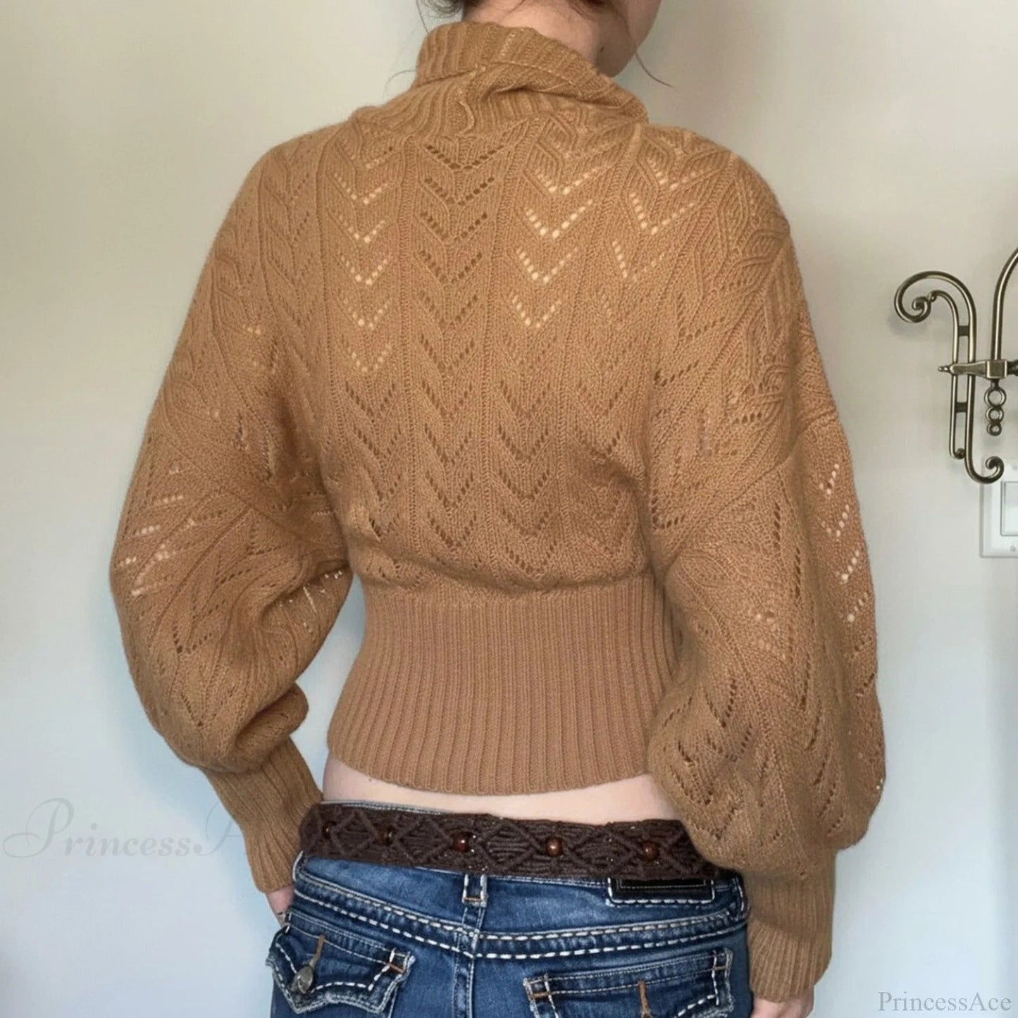 Fitted Slim Turtleneck Sweater