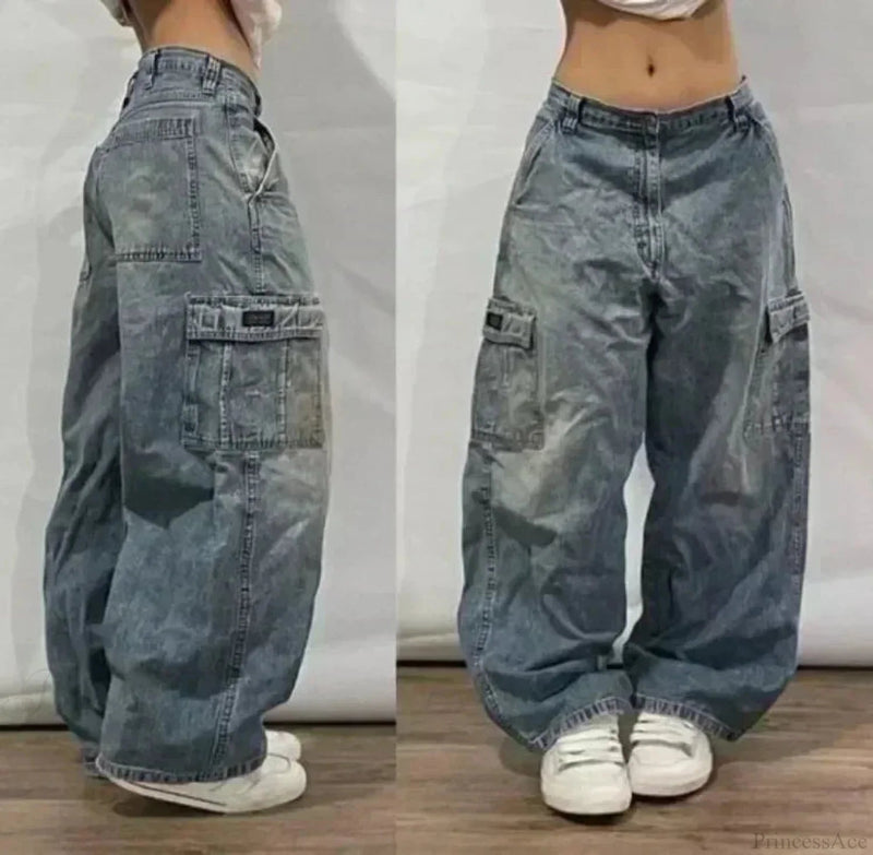 Gothic Cross Wings Stitched Pants