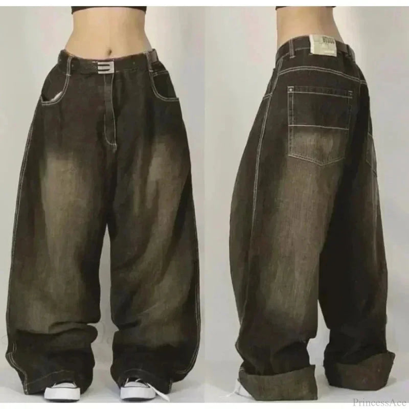 Gothic Cross Wings Stitched Pants