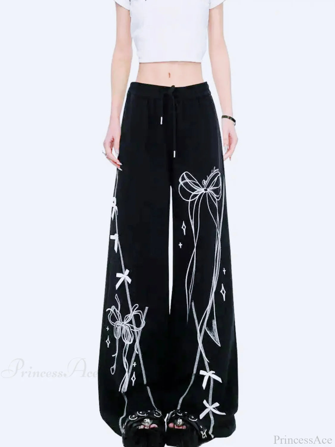 Gothic Elevated Waist Cleansed Baggy Pant