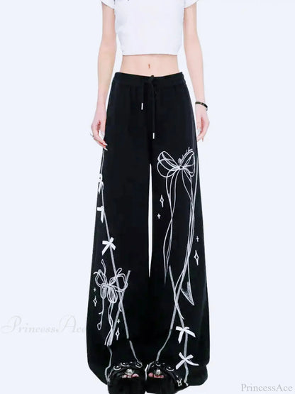 Gothic Elevated Waist Cleansed Baggy Pant