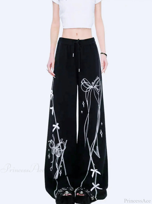Gothic Elevated Waist Cleansed Baggy Pant