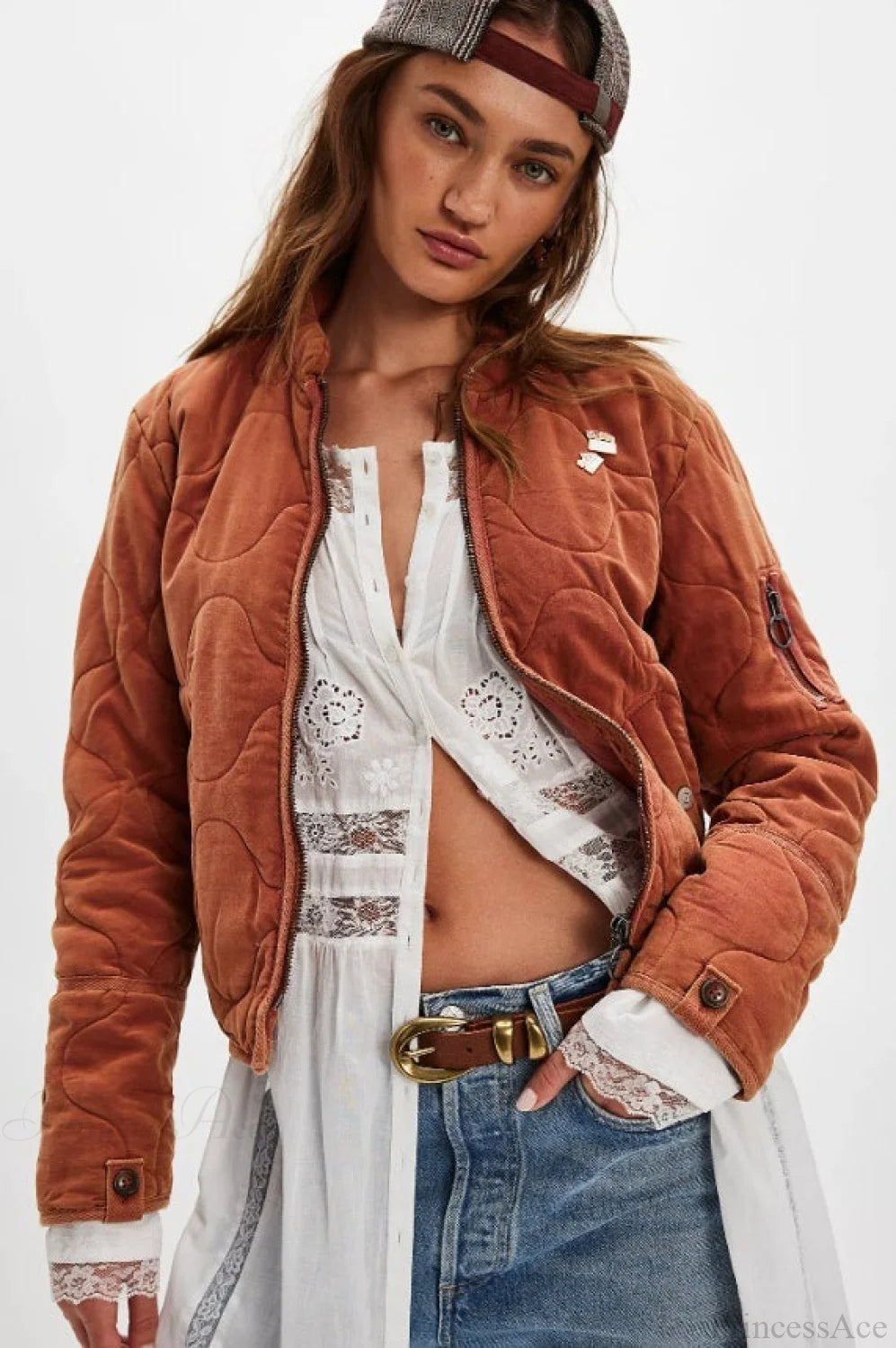 Urban Quilted Stand-collar Coat