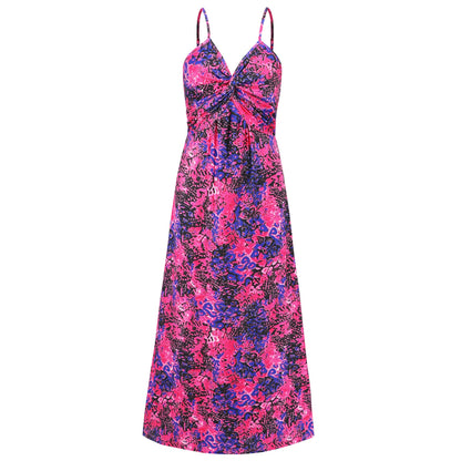 Cynthia V-neck Maxi Dress - Violet