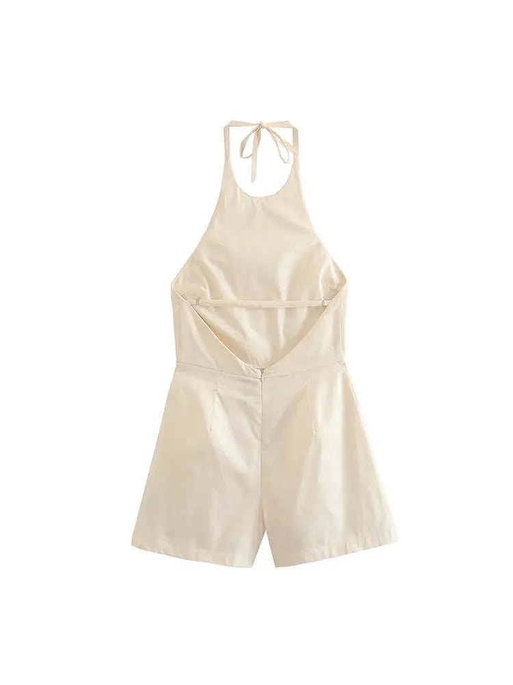 New Windbreaker Sleeveless Short Jumpsuit - Party Rompers