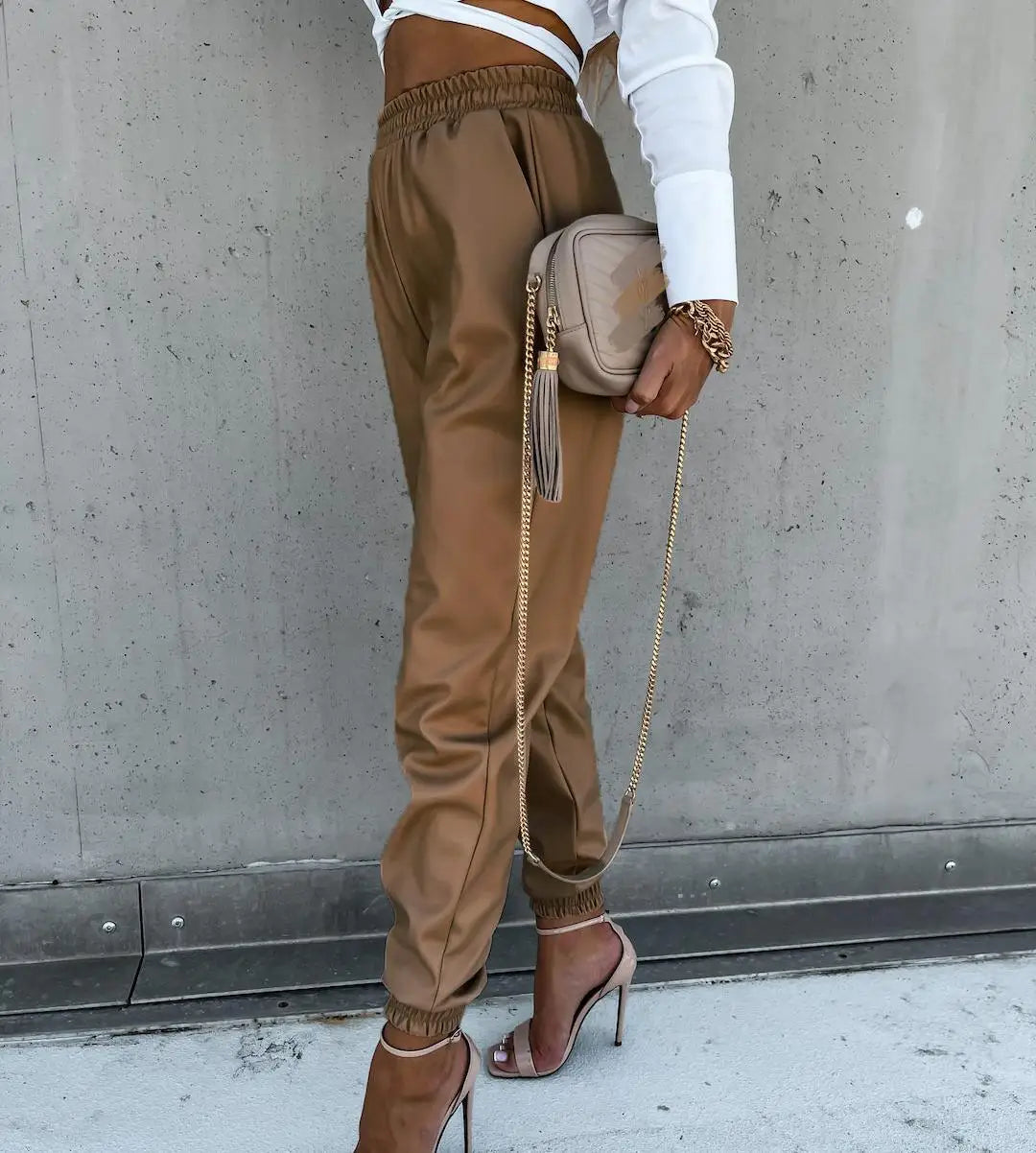Fall Winter Trousers Color Sweatpants