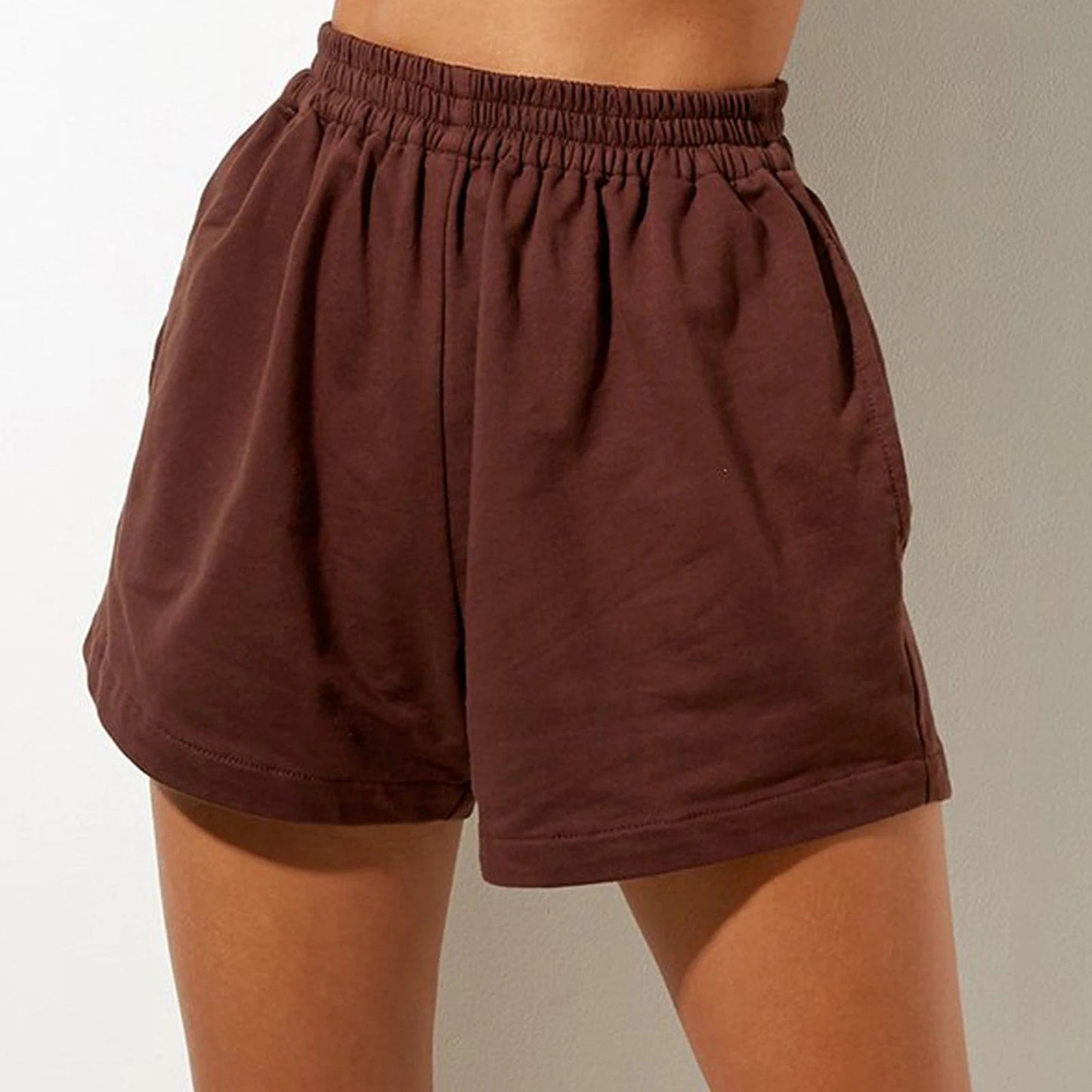 High Waist Sweatpants Short