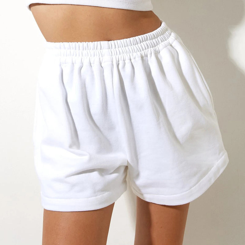 High Waist Sweatpants Short