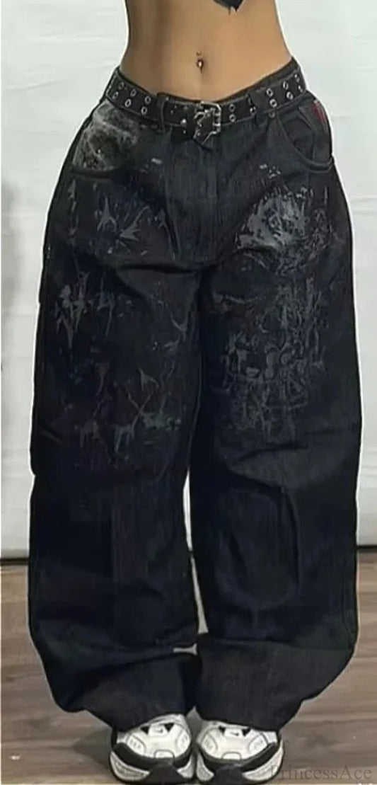 Y2k Gothic Popular Straight Pant