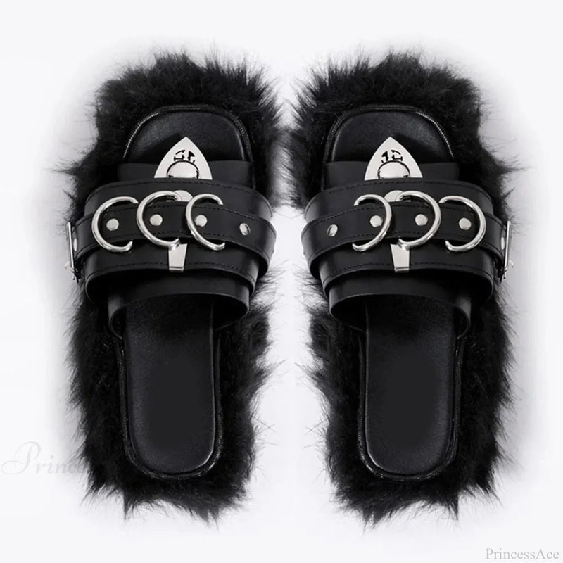 Y2k Mysterious Clasp Elevated Sandal