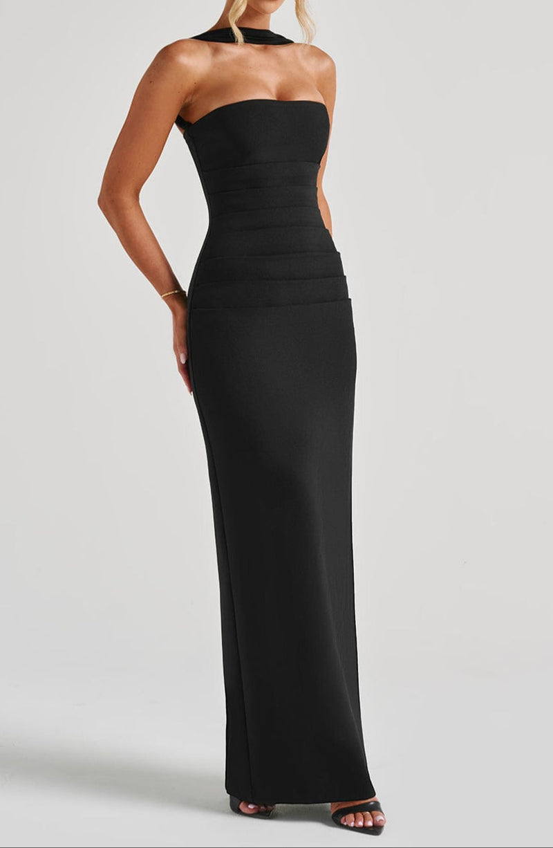 Manuela Maxi Dress - Black