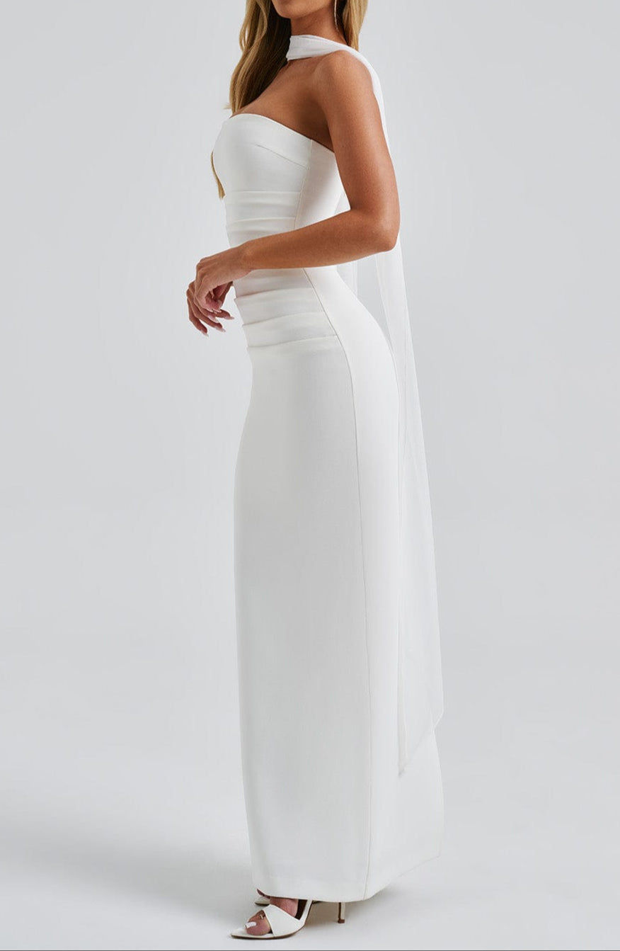 Constanza Maxi Dress-ivory