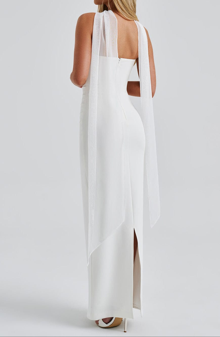 Constanza Maxi Dress-ivory