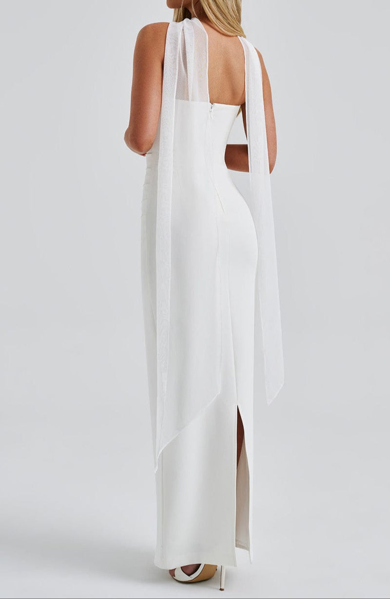 Constanza Maxi Dress-ivory