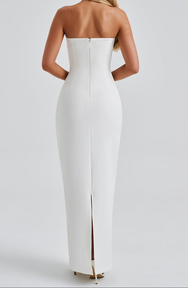 Constanza Maxi Dress-ivory
