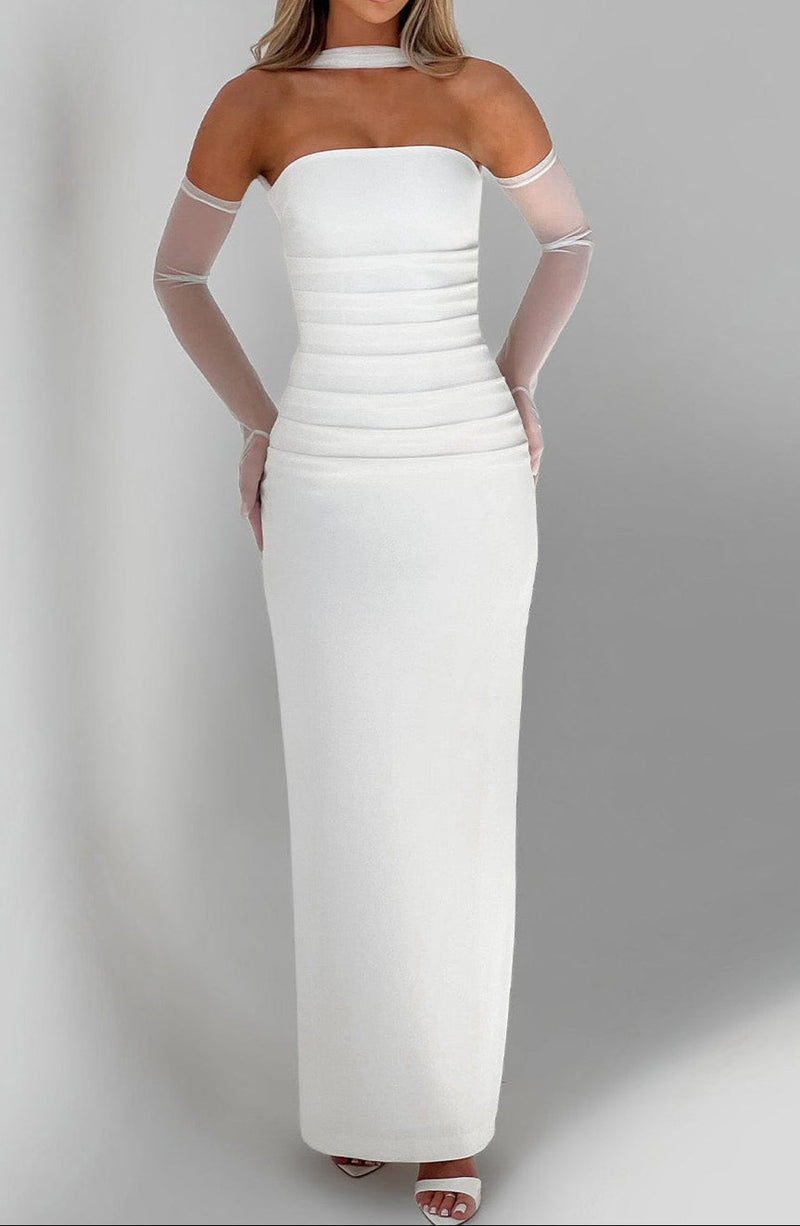 Constanza Maxi Dress-ivory